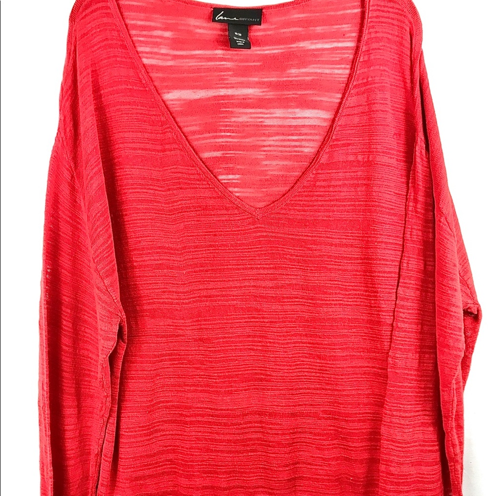 LANE BRYANT V-Neck Lightweight Sweater, Sz 18/20